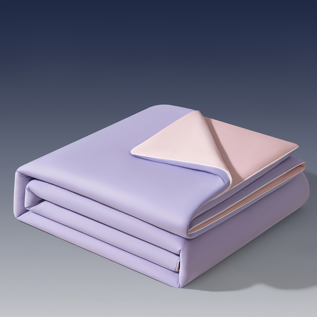 91家纺网 家纺一手货源 找家纺 斯尔顿 2026新款纯色凉感冰丝夏被夏凉被夏季深睡眠可水洗四周踩棉 不跑棉 紫粉