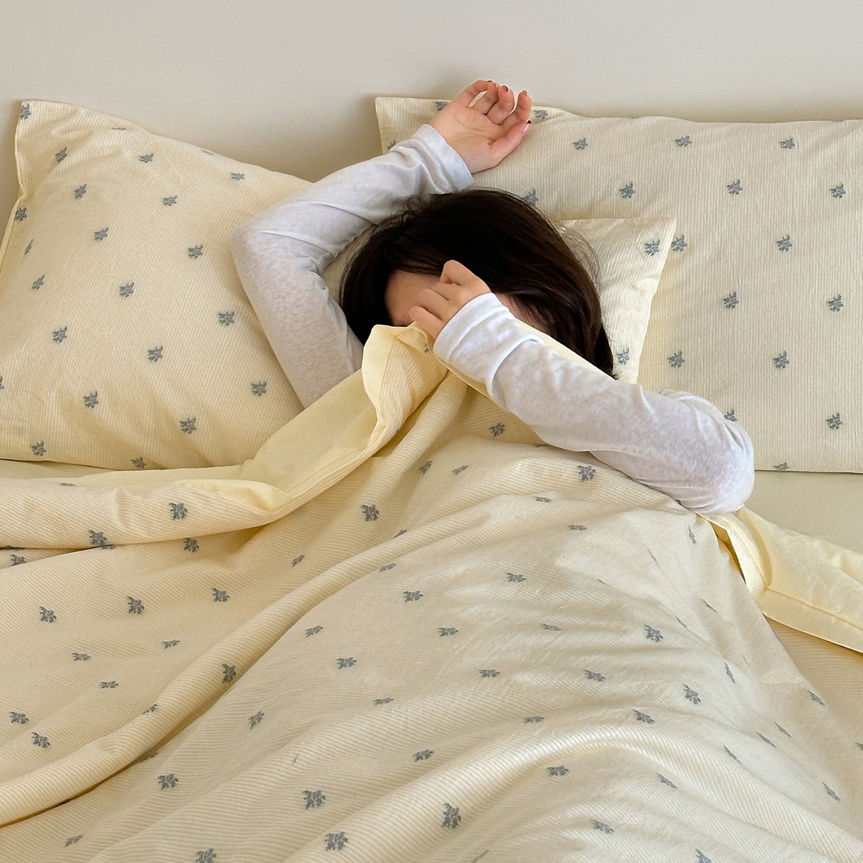 91家纺网 家纺一手货源 找家纺 一加一 2026新款A类全棉水洗立体提花大豆夏被四件套-织光萌宠 棉织花-米