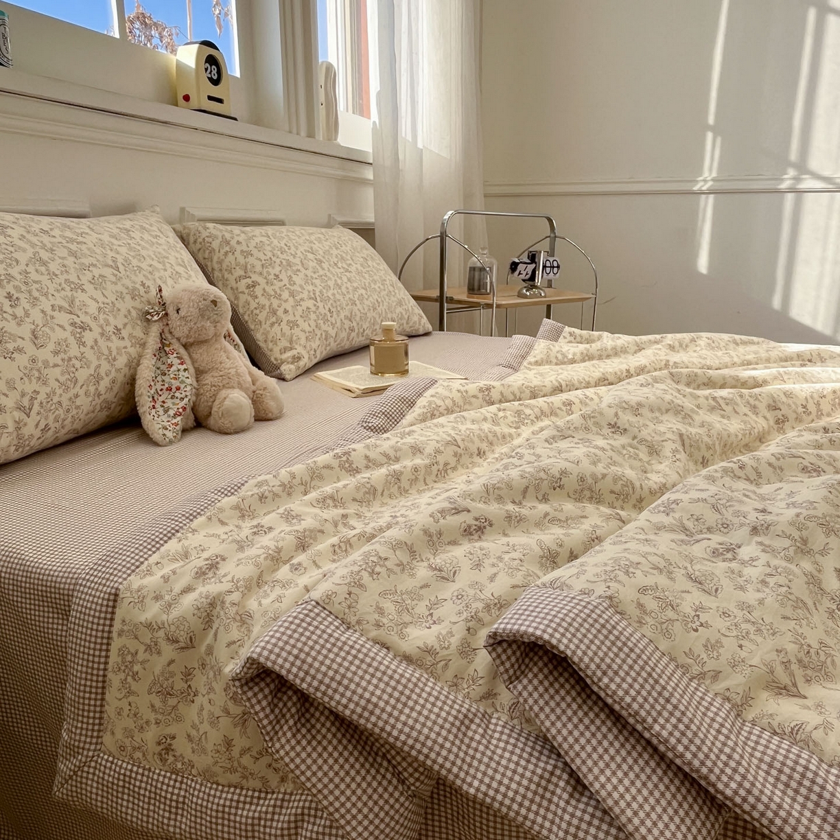 91家纺网 家纺一手货源 找家纺 一加一 2026新款雅棉活性印花大豆夏被四件套 夏凉被空调被 简韵