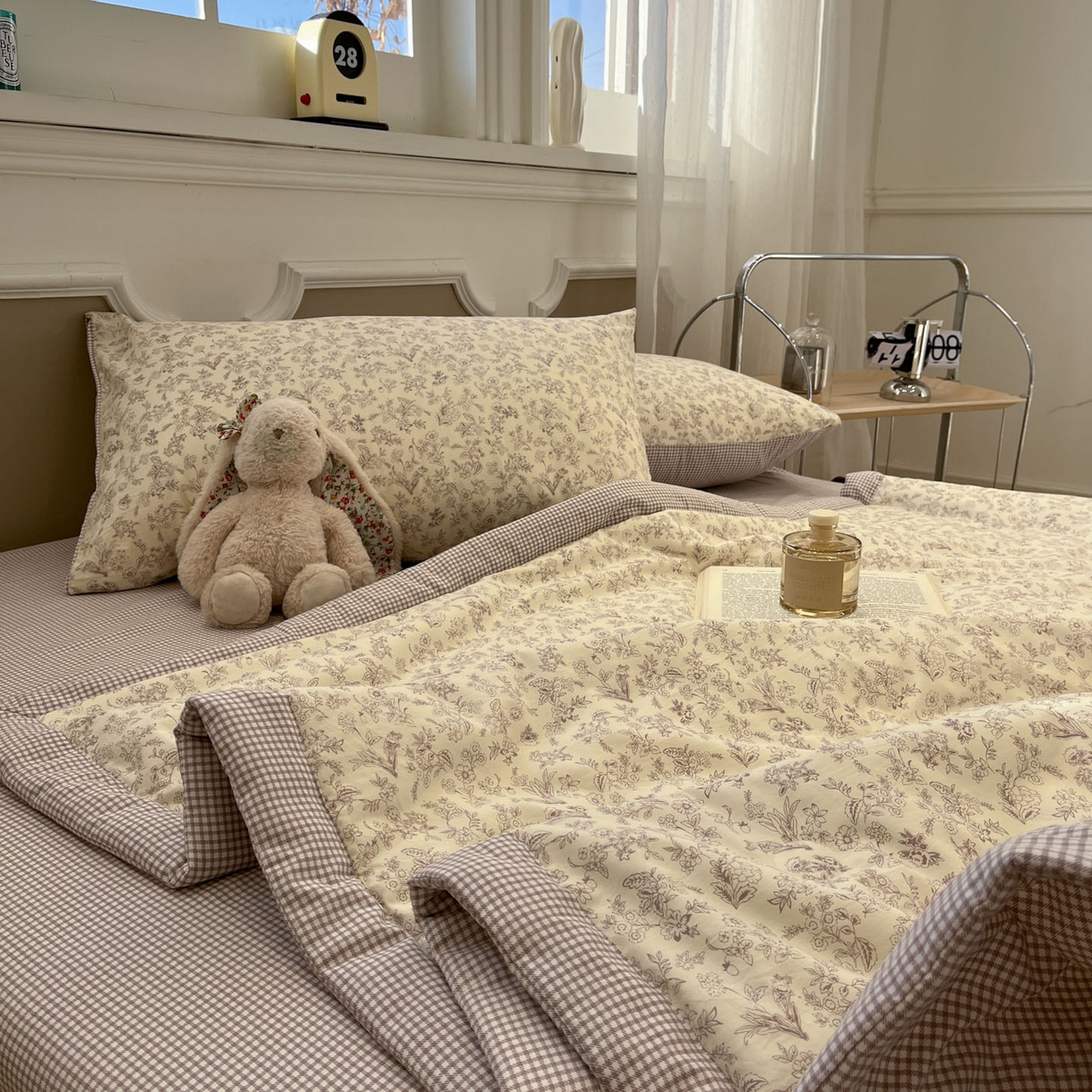 91家纺网 家纺一手货源 找家纺 一加一 2026新款雅棉活性印花大豆夏被四件套 夏凉被空调被 简韵