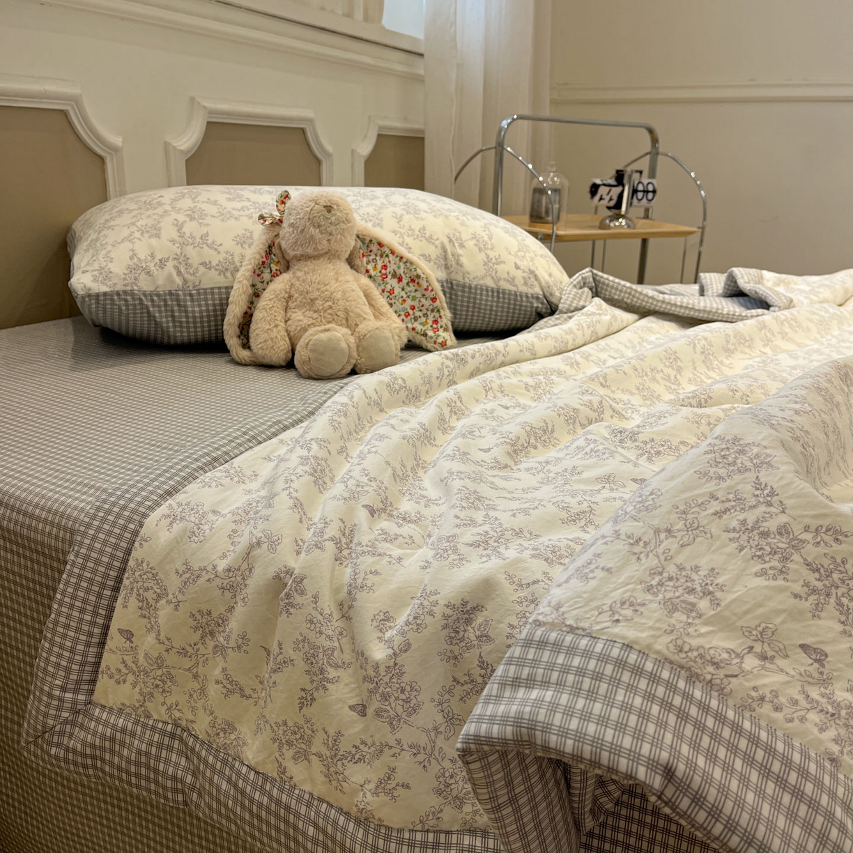 91家纺网 家纺一手货源 找家纺 一加一 2026新款雅棉活性印花大豆夏被四件套 夏凉被空调被 勒叶