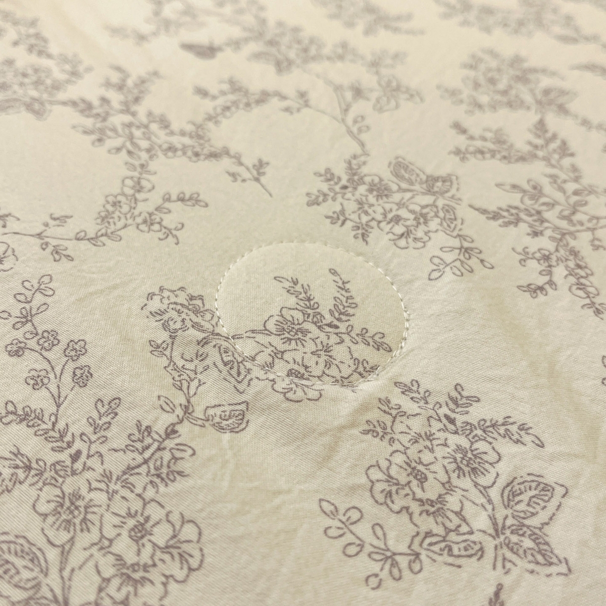 91家纺网 家纺一手货源 找家纺 一加一 2026新款雅棉活性印花大豆夏被四件套 夏凉被空调被 勒叶