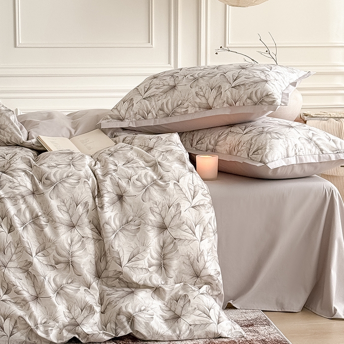 91家纺网 家纺一手货源 找家纺 Mr.pig猪先生水洗棉 2026新款全棉印花工艺款四件套（展示价格为控价，实际价格请联系客服） 麦时-棕