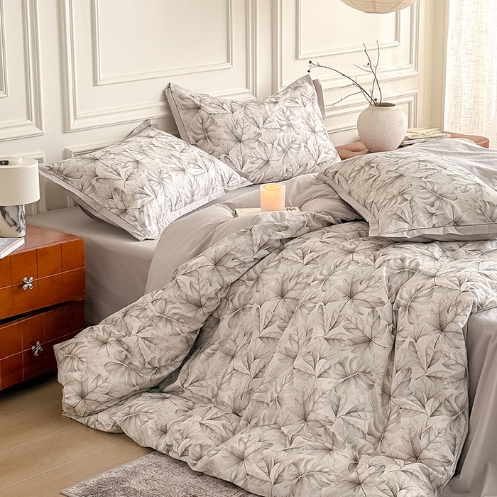 91家纺网 家纺一手货源 找家纺 Mr.pig猪先生水洗棉 2026新款全棉印花工艺款四件套（展示价格为控价，实际价格请联系客服） 麦时-棕