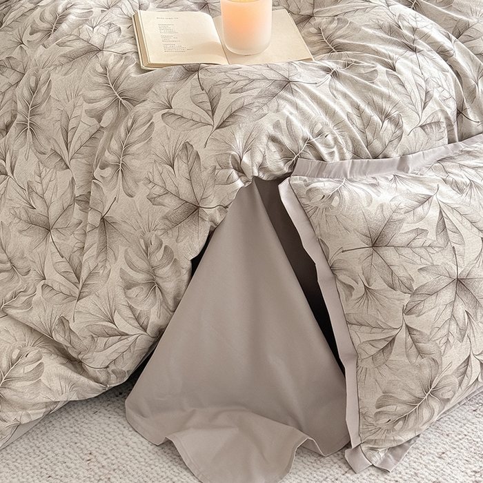 91家纺网 家纺一手货源 找家纺 Mr.pig猪先生水洗棉 2026新款全棉印花工艺款四件套（展示价格为控价，实际价格请联系客服） 麦时-棕