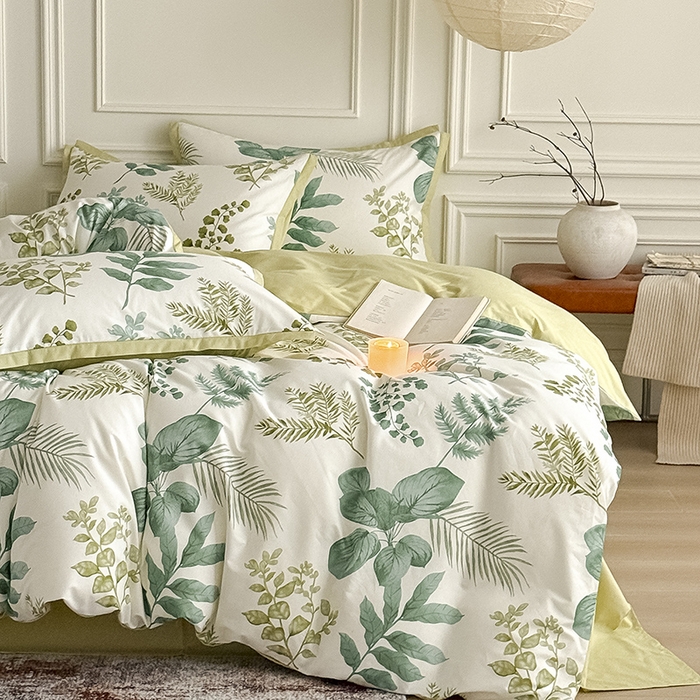 91家纺网 家纺一手货源 找家纺 Mr.pig猪先生水洗棉 2026新款全棉印花工艺款四件套（展示价格为控价，实际价格请联系客服） 青禾