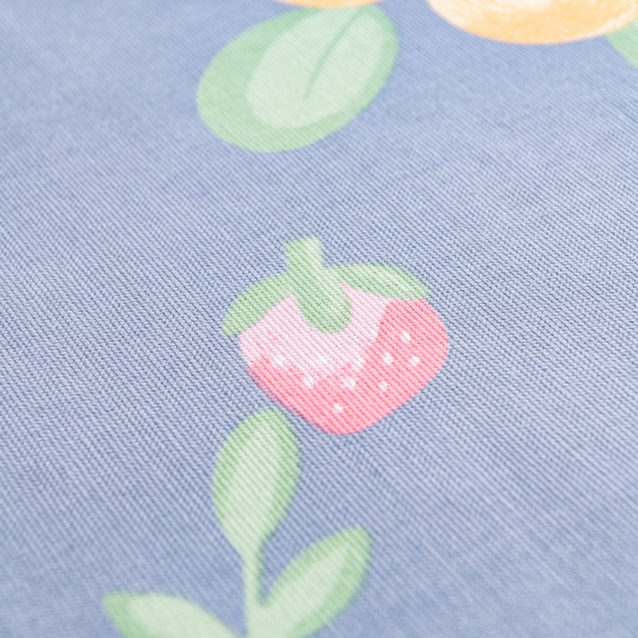 91家纺网 家纺一手货源 找家纺 居美良品 2026新款加厚215克老粗布床单卡通花卉可做凉席二三件套 莓影缤纷