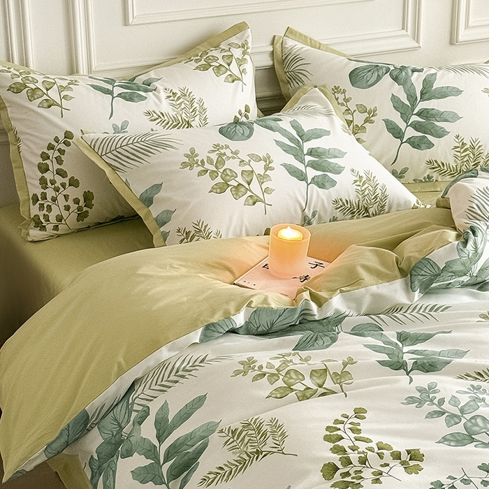 91家纺网 家纺一手货源 找家纺 Mr.pig猪先生水洗棉 2026新款全棉印花工艺款四件套（展示价格为控价，实际价格请联系客服） 青禾