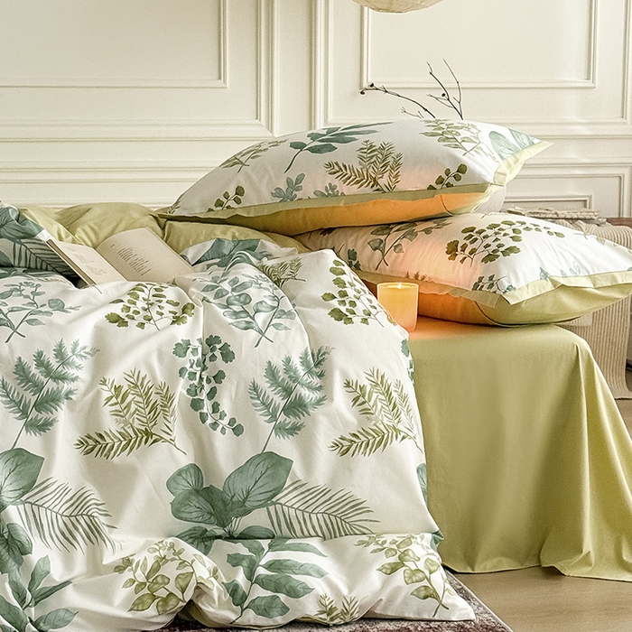 91家纺网 家纺一手货源 找家纺 Mr.pig猪先生水洗棉 2026新款全棉印花工艺款四件套（展示价格为控价，实际价格请联系客服） 青禾