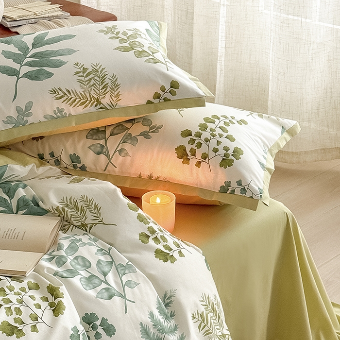 91家纺网 家纺一手货源 找家纺 Mr.pig猪先生水洗棉 2026新款全棉印花工艺款四件套（展示价格为控价，实际价格请联系客服） 青禾