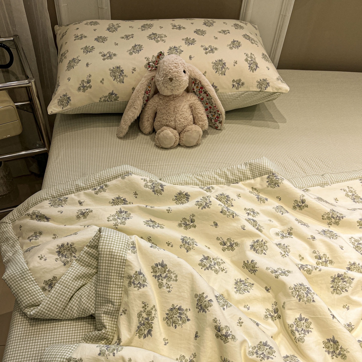 91家纺网 家纺一手货源 找家纺 一加一 2026新款雅棉活性印花大豆夏被四件套 夏凉被空调被 南烟