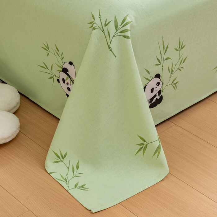 91家纺网 家纺一手货源 找家纺 （总）居美良品 2026新款加厚215克老粗布枕套卡通花卉可做凉席二三件套