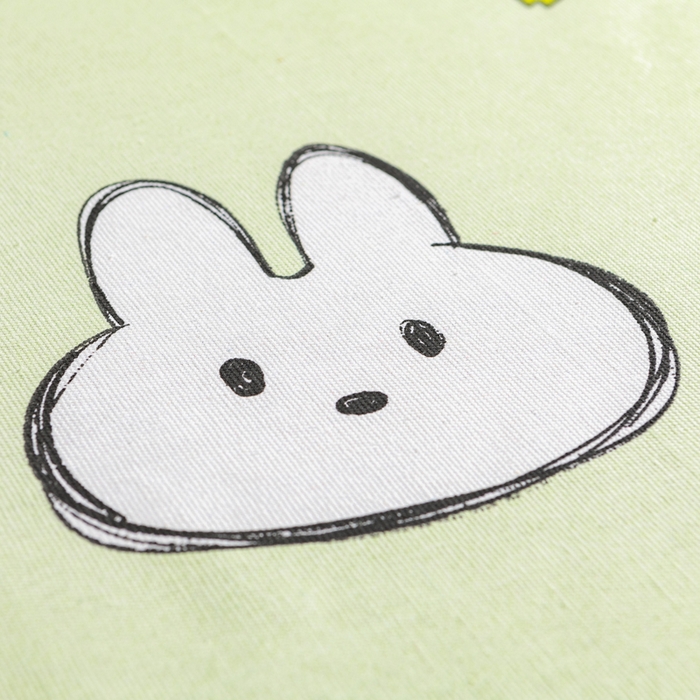 91家纺网 家纺一手货源 找家纺 居美良品 2026新款加厚215克老粗布枕套卡通花卉可做凉席二三件套 萌宠乐园