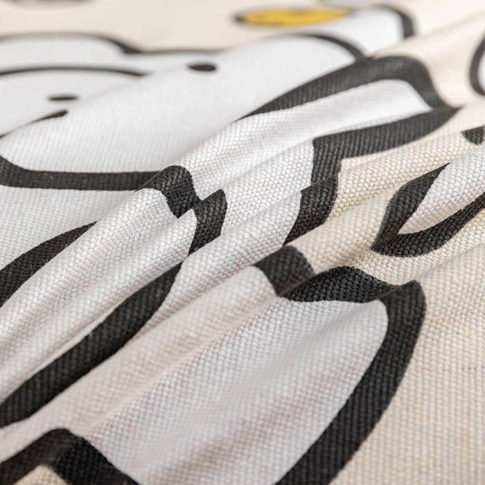 91家纺网 家纺一手货源 找家纺 居美良品 2026新款加厚215克老粗布枕套卡通花卉可做凉席二三件套 童梦乐园