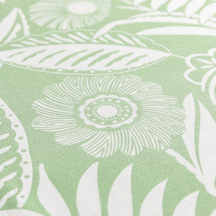 91家纺网 家纺一手货源 找家纺 居美良品 2026新款加厚215克老粗布枕套卡通花卉可做凉席二三件套 绿意盎然