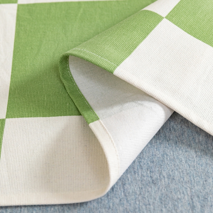 91家纺网 家纺一手货源 找家纺 居美良品 2026新款加厚215克老粗布枕套卡通花卉可做凉席二三件套 熊猫宝贝