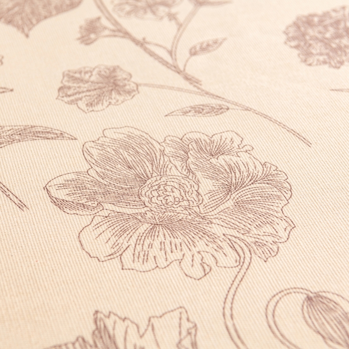 91家纺网 家纺一手货源 找家纺 居美良品 2026新款加厚215克老粗布枕套卡通花卉可做凉席二三件套 恬静