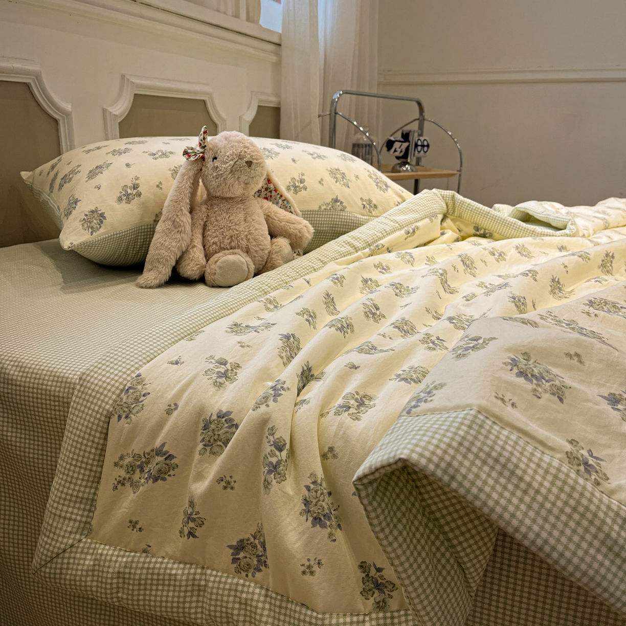 91家纺网 家纺一手货源 找家纺 一加一 2026新款雅棉活性印花大豆夏被四件套 夏凉被空调被 南烟