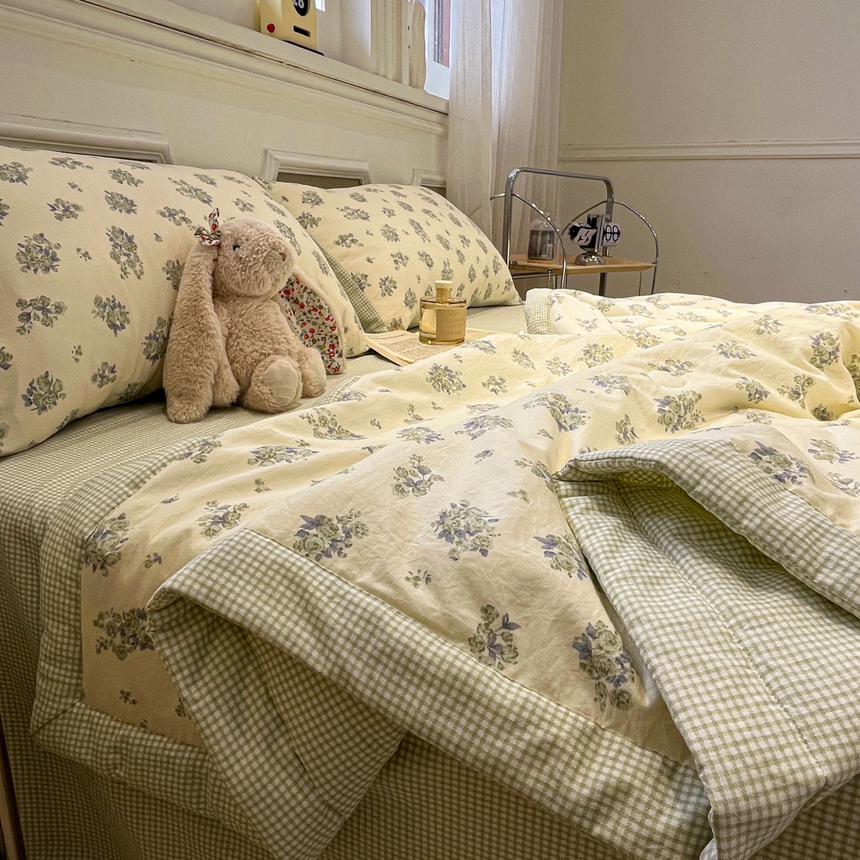 91家纺网 家纺一手货源 找家纺 一加一 2026新款雅棉活性印花大豆夏被四件套 夏凉被空调被 南烟