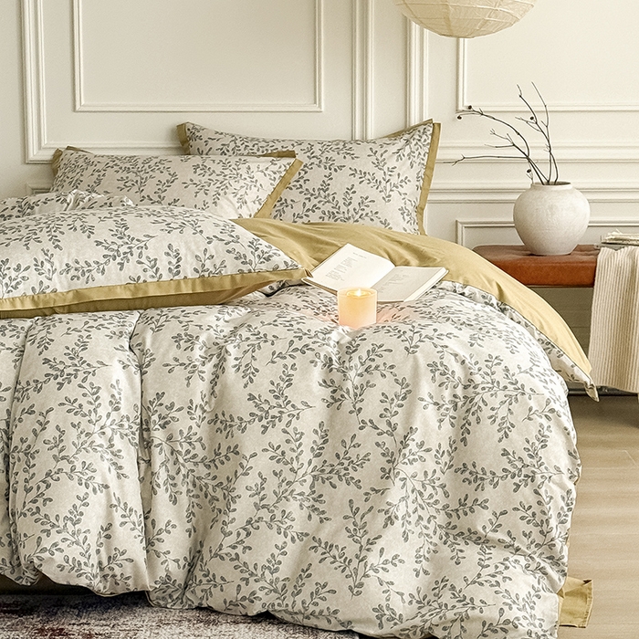 91家纺网 家纺一手货源 找家纺 Mr.pig猪先生水洗棉 2026新款全棉印花工艺款四件套（展示价格为控价，实际价格请联系客服） 野集