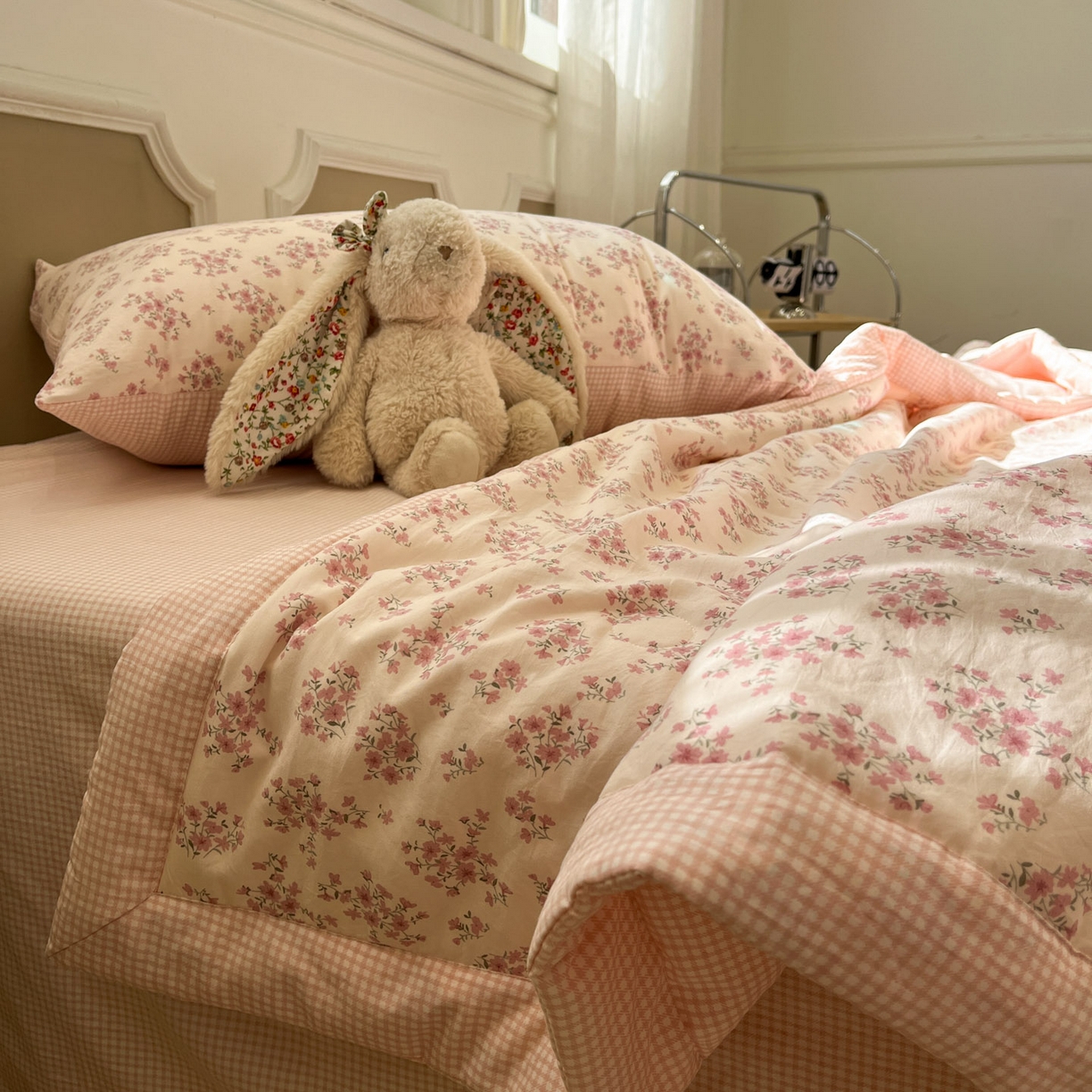 91家纺网 家纺一手货源 找家纺 一加一 2026新款雅棉活性印花大豆夏被四件套 夏凉被空调被 七分甜