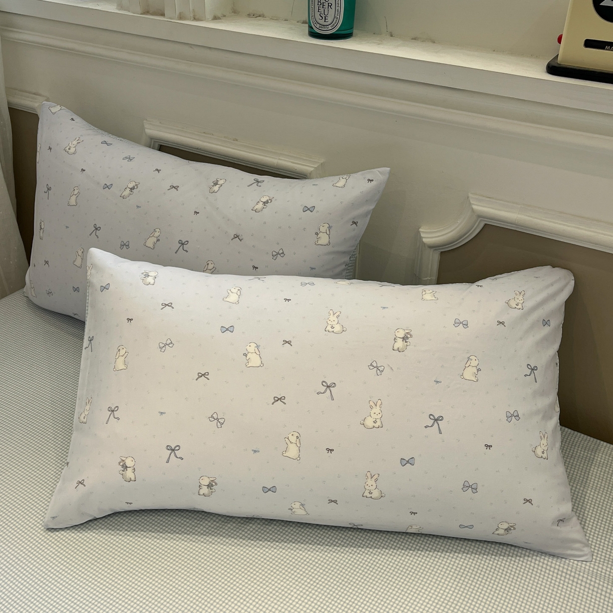 91家纺网 家纺一手货源 找家纺 一加一 2026新款雅棉活性印花大豆夏被四件套 夏凉被空调被 软萌兔