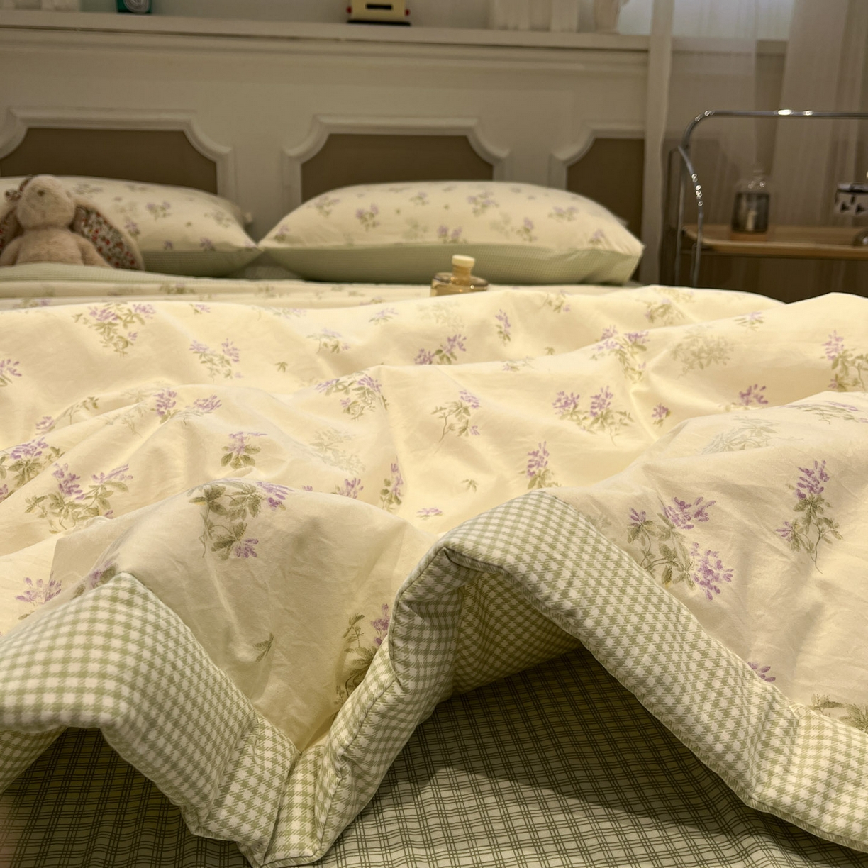 91家纺网 家纺一手货源 找家纺 一加一 2026新款雅棉活性印花大豆夏被四件套 夏凉被空调被 唯美