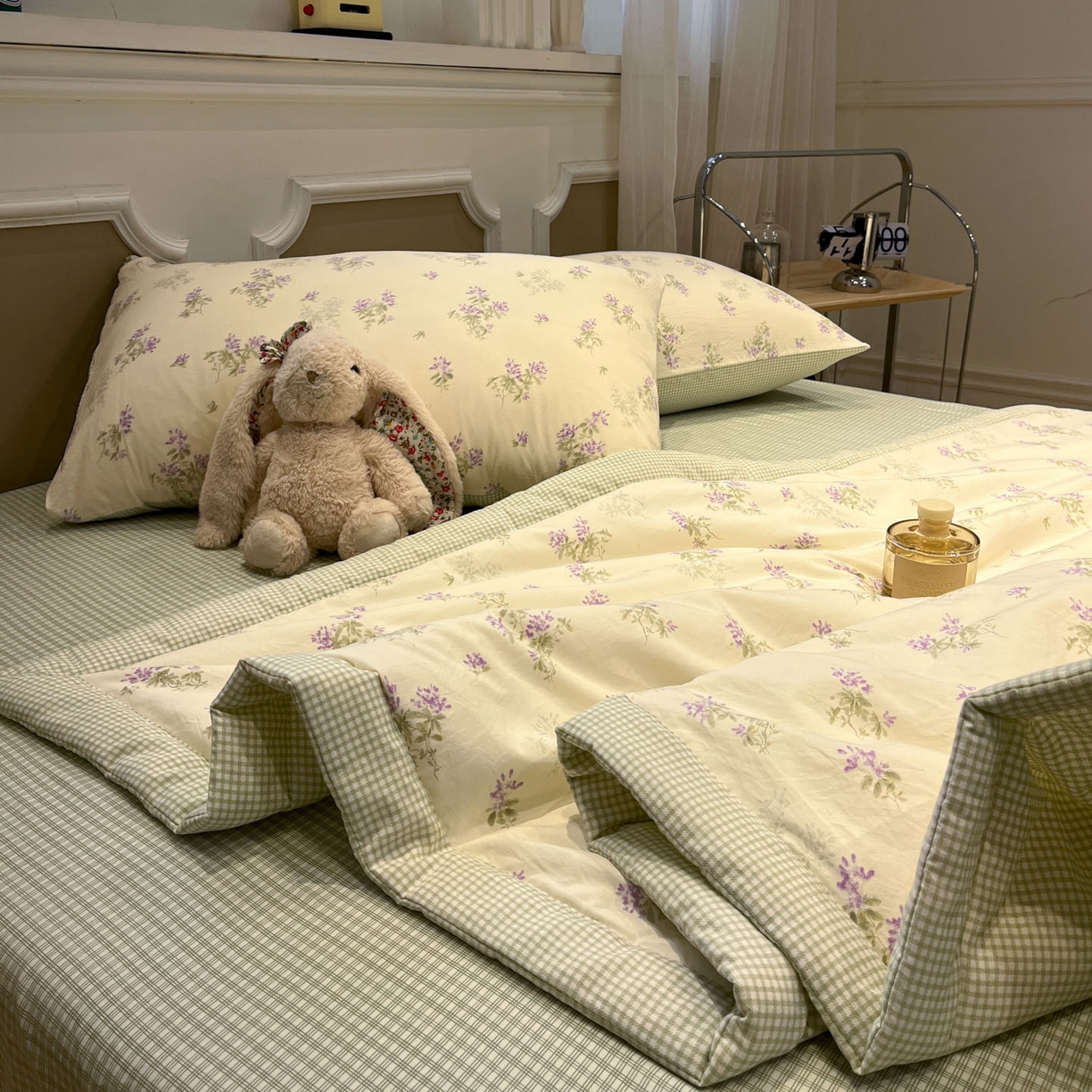 91家纺网 家纺一手货源 找家纺 一加一 2026新款雅棉活性印花大豆夏被四件套 夏凉被空调被 唯美