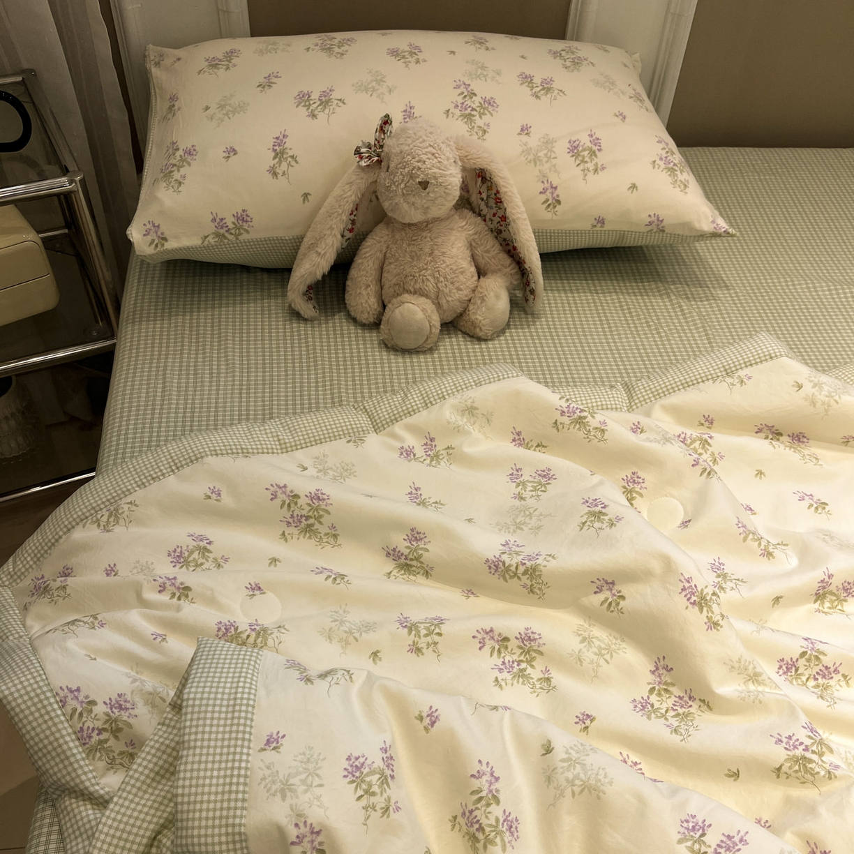 91家纺网 家纺一手货源 找家纺 一加一 2026新款雅棉活性印花大豆夏被四件套 夏凉被空调被 唯美