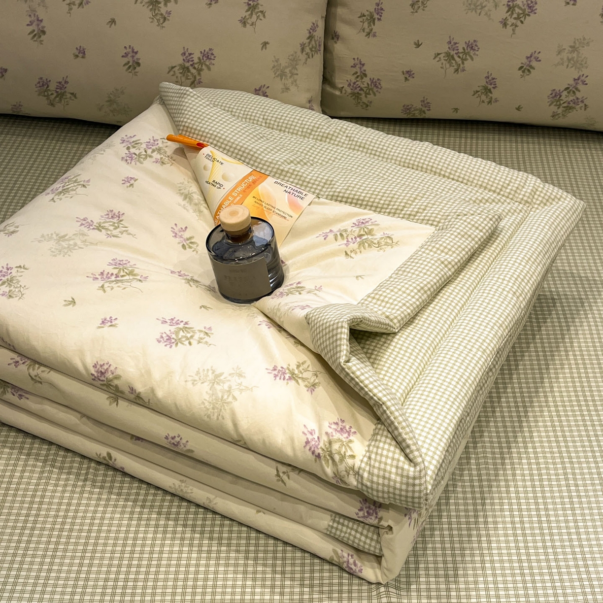 91家纺网 家纺一手货源 找家纺 一加一 2026新款雅棉活性印花大豆夏被四件套 夏凉被空调被 唯美