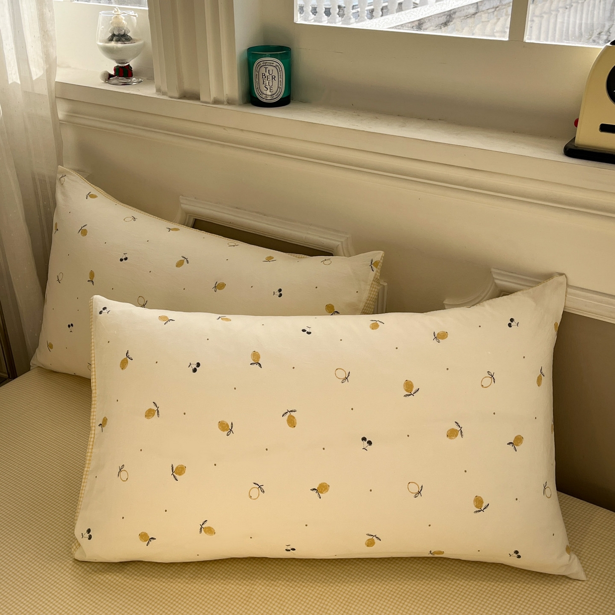 91家纺网 家纺一手货源 找家纺 一加一 2026新款雅棉活性印花大豆夏被四件套 夏凉被空调被 柠檬物语