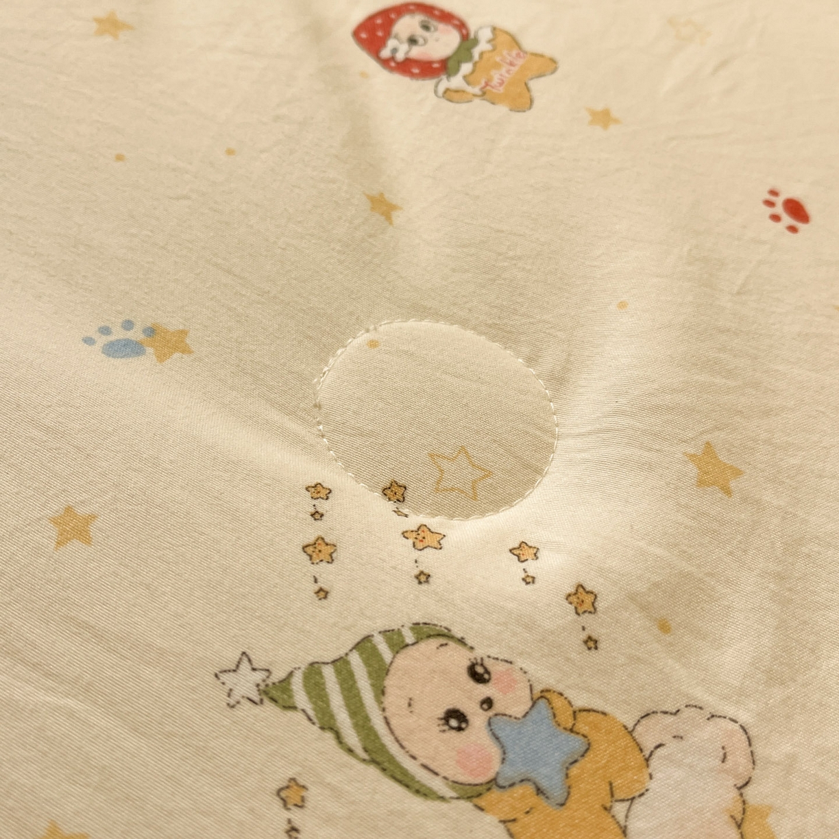 91家纺网 家纺一手货源 找家纺 一加一 2026新款雅棉活性印花大豆夏被四件套 夏凉被空调被 星星人