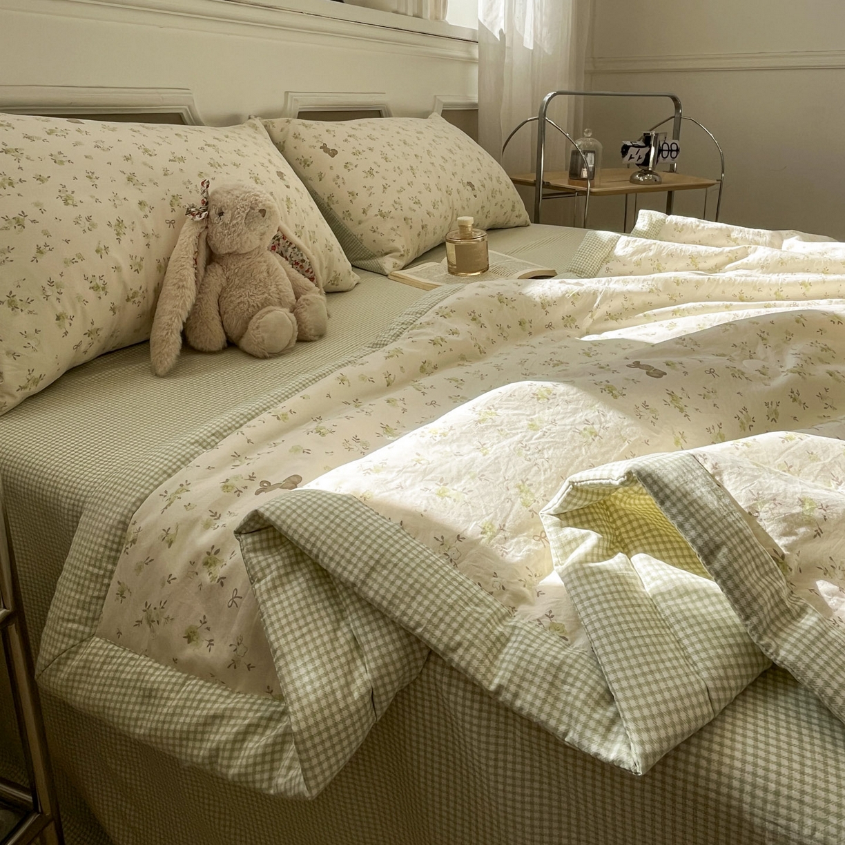 91家纺网 家纺一手货源 找家纺 一加一 2026新款雅棉活性印花大豆夏被四件套 夏凉被空调被 叶初开