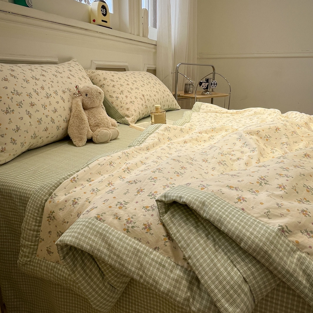 91家纺网 家纺一手货源 找家纺 一加一 2026新款雅棉活性印花大豆夏被四件套 夏凉被空调被 屿花