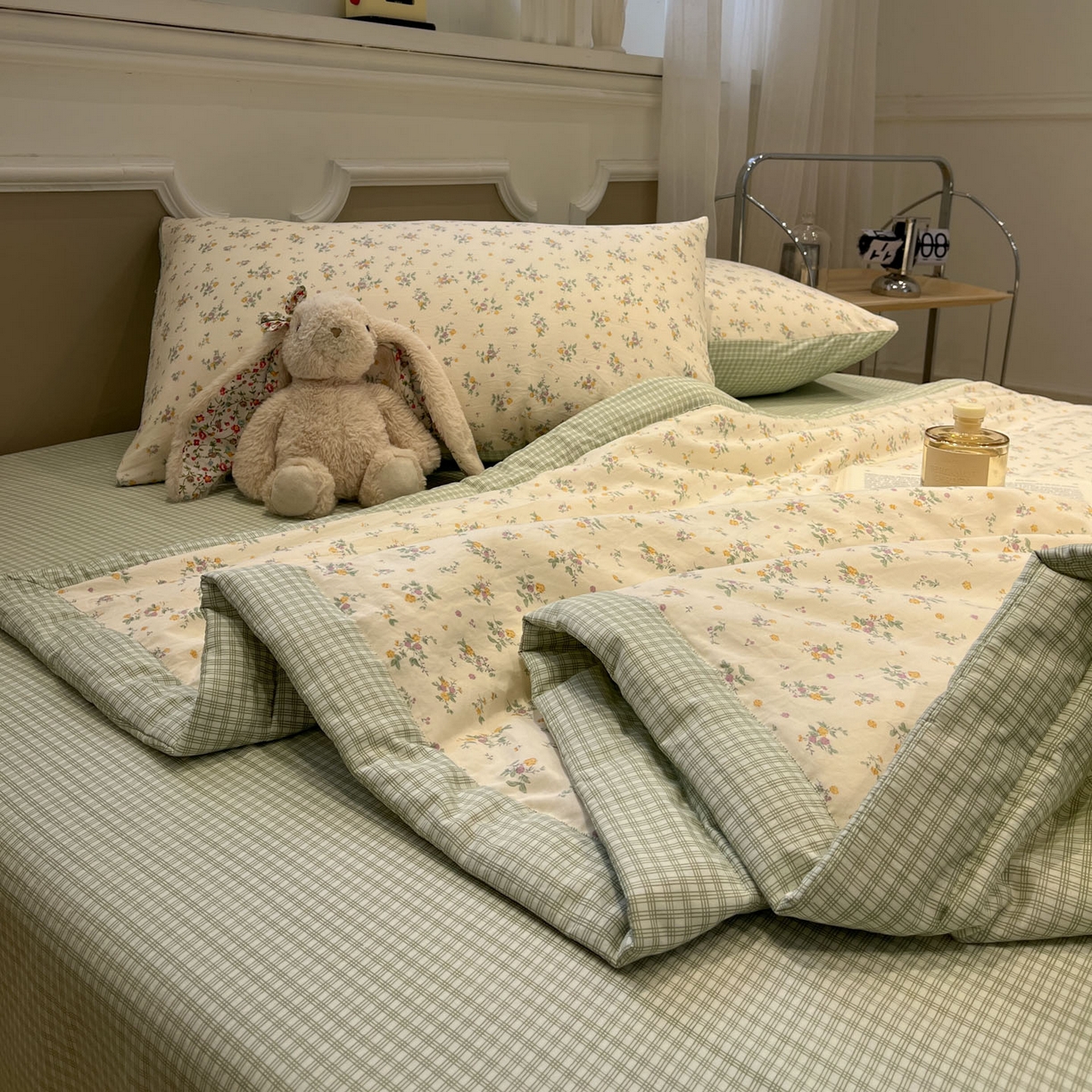 91家纺网 家纺一手货源 找家纺 一加一 2026新款雅棉活性印花大豆夏被四件套 夏凉被空调被 屿花