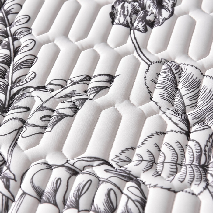 91家纺网 家纺一手货源 找家纺 炫拼家纺 2026新款凉感丝大版卡通乳胶凉席三件套 从林豹-灰