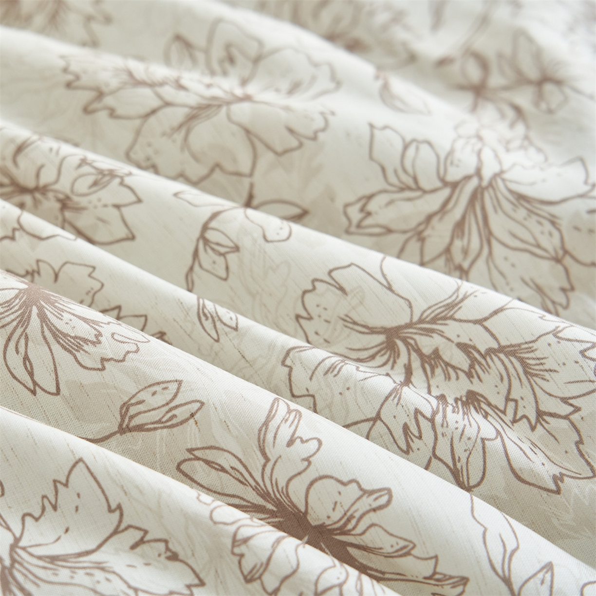 91家纺网 家纺一手货源 找家纺 恬思语家纺 2026新款天丝麻大豆印花夏被夏凉被空调被 山茶花