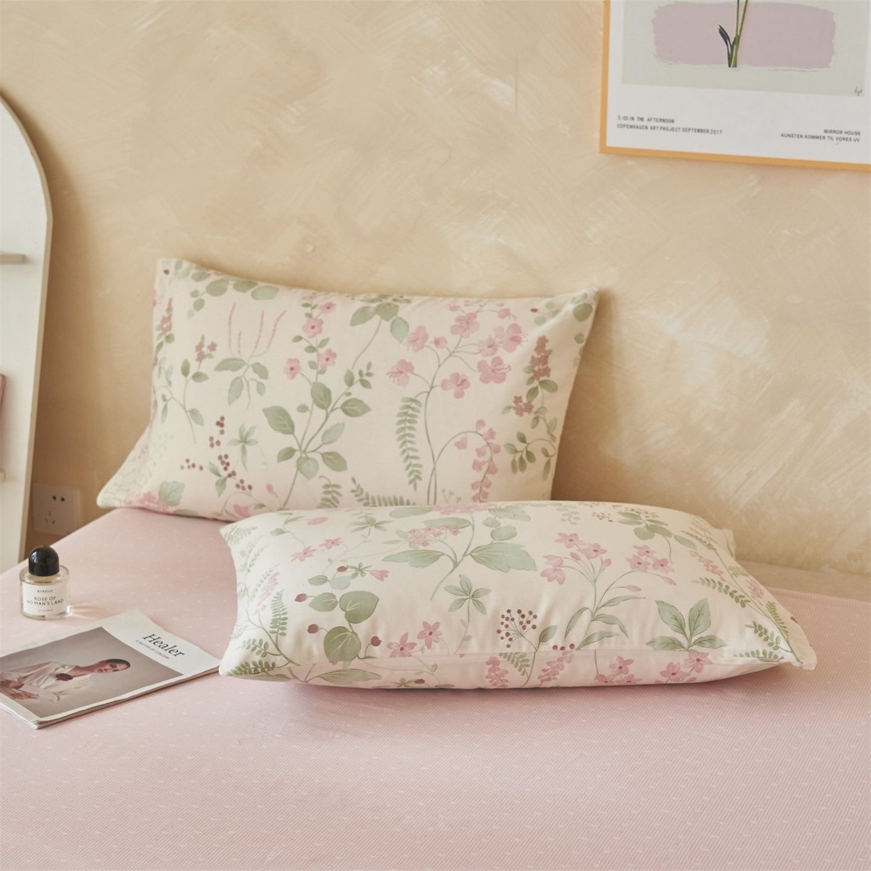 91家纺网 家纺一手货源 找家纺 恬思语家纺 2026春夏新款里外全棉印花棉花夏被空调被夏凉被夏被四件套 花春城