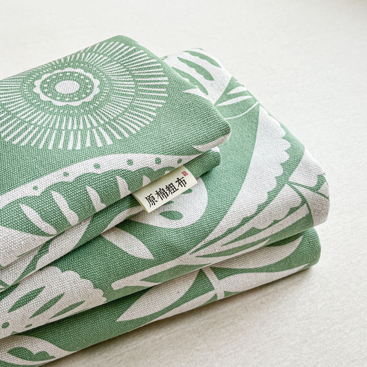 91家纺网 家纺一手货源 找家纺 （总）义博家纺 2026新款原棉老粗布床单凉席