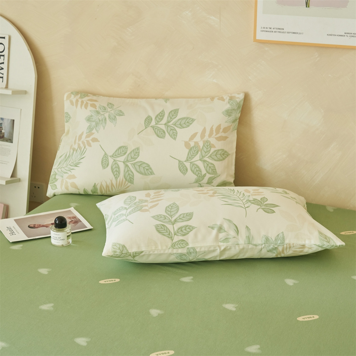 91家纺网 家纺一手货源 找家纺 恬思语家纺 2026春夏新款里外全棉印花棉花夏被空调被夏凉被夏被四件套 花叶物语