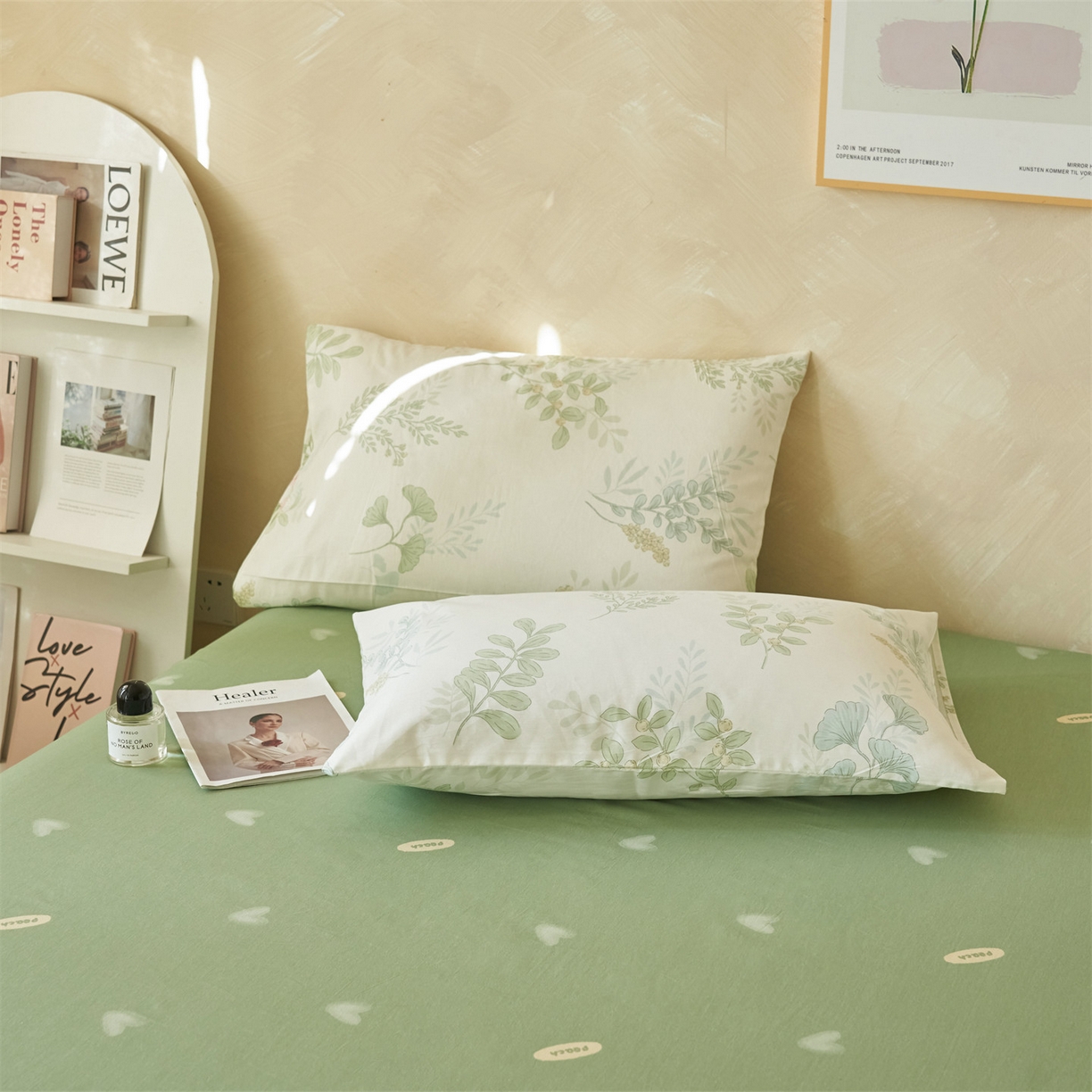 91家纺网 家纺一手货源 找家纺 恬思语家纺 2026春夏新款里外全棉印花棉花夏被空调被夏凉被夏被四件套 花在云端