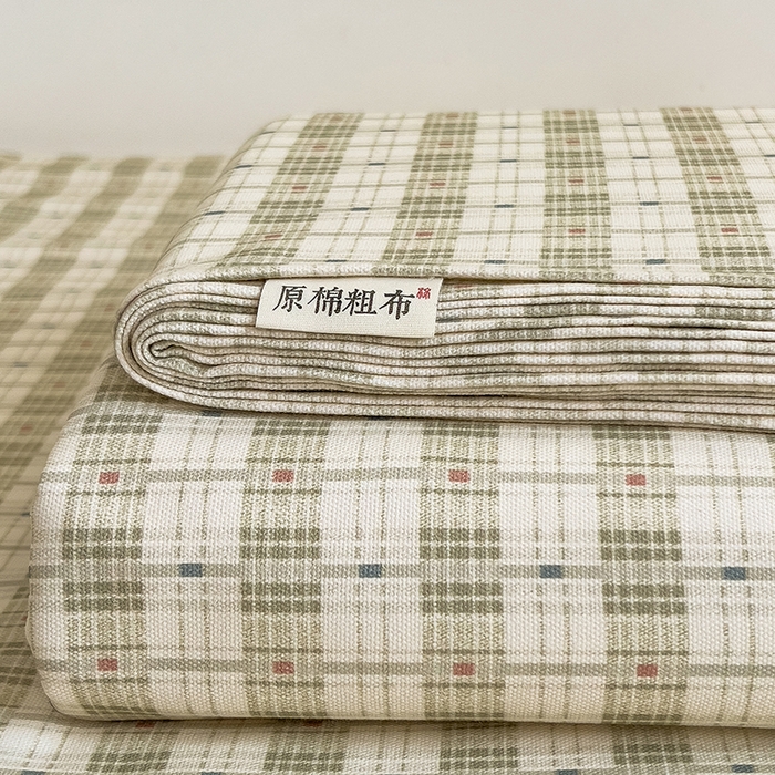 91家纺网 家纺一手货源 找家纺 （总）义博家纺 2026新款原棉老粗布床单凉席