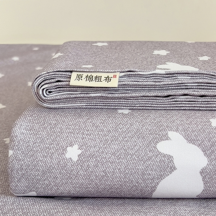 91家纺网 家纺一手货源 找家纺 （总）义博家纺 2026新款原棉老粗布床单凉席