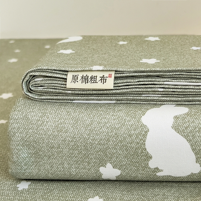 91家纺网 家纺一手货源 找家纺 （总）义博家纺 2026新款原棉老粗布床单凉席