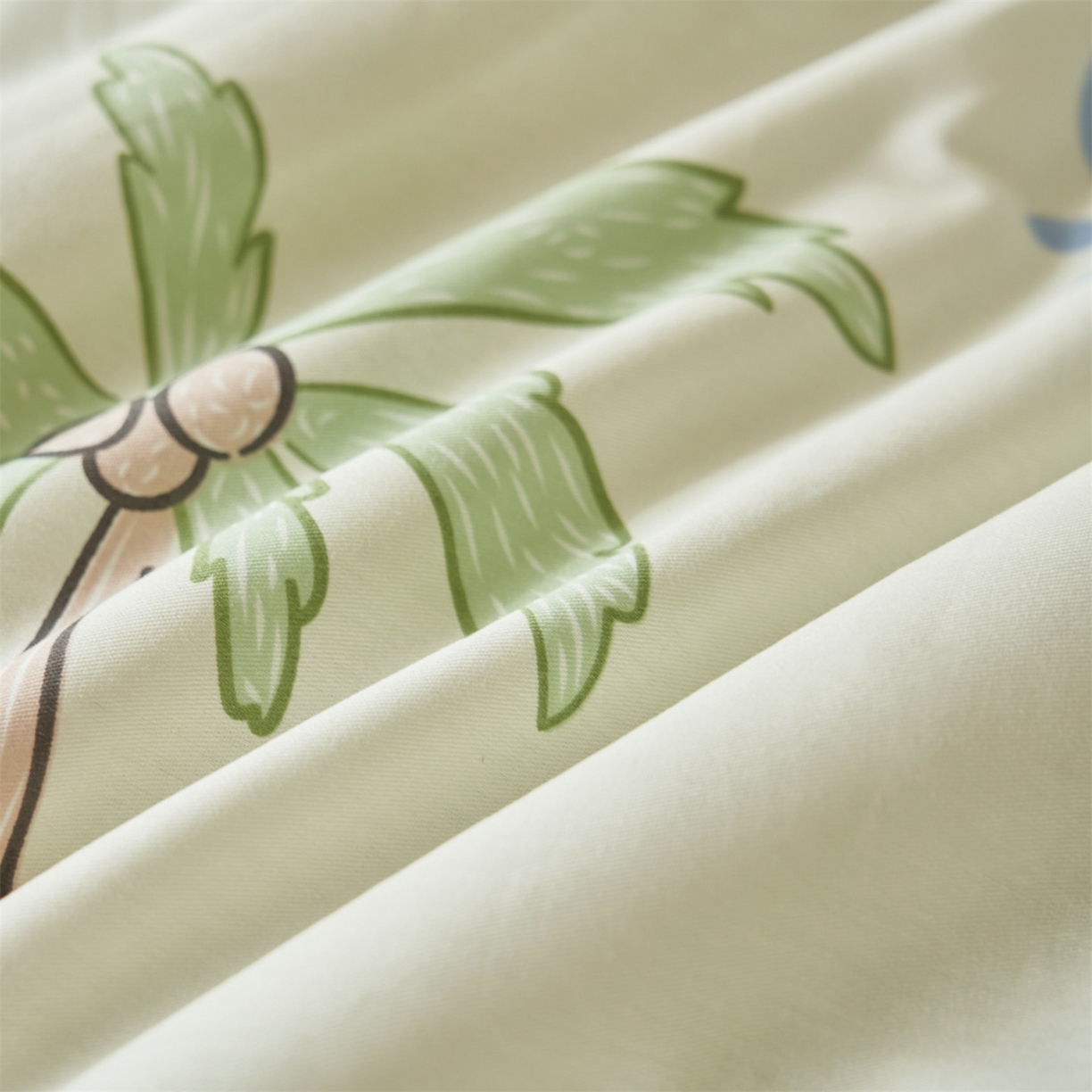 91家纺网 家纺一手货源 找家纺 恬思语家纺 2026春夏新款里外全棉印花棉花夏被空调被夏凉被夏被四件套 森岛精灵