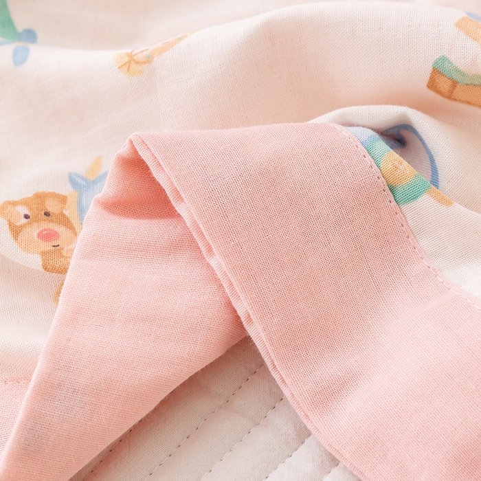 91家纺网 家纺一手货源 找家纺 嗨生活 2026新款7A抗菌全棉纱布夏被儿童夏被幼儿园夏被夏被毯 玩具屋