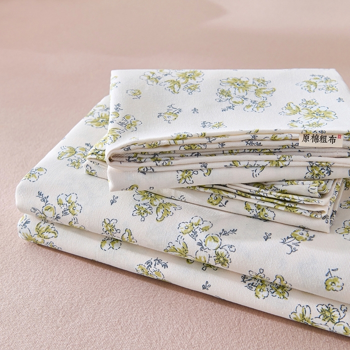 91家纺网 家纺一手货源 找家纺 （总）义博家纺 2026新款原棉老粗布床单凉席