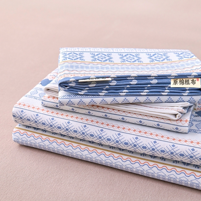 91家纺网 家纺一手货源 找家纺 （总）义博家纺 2026新款原棉老粗布床单凉席