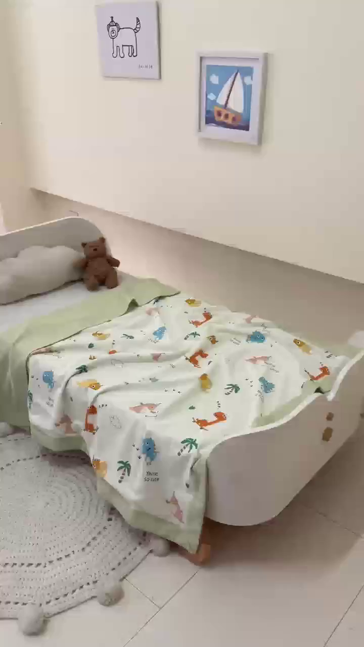 91家纺网 家纺一手货源 找家纺 嗨生活 2026新款7A抗菌全棉纱布夏被儿童夏被幼儿园夏被夏被毯 恐龙世纪