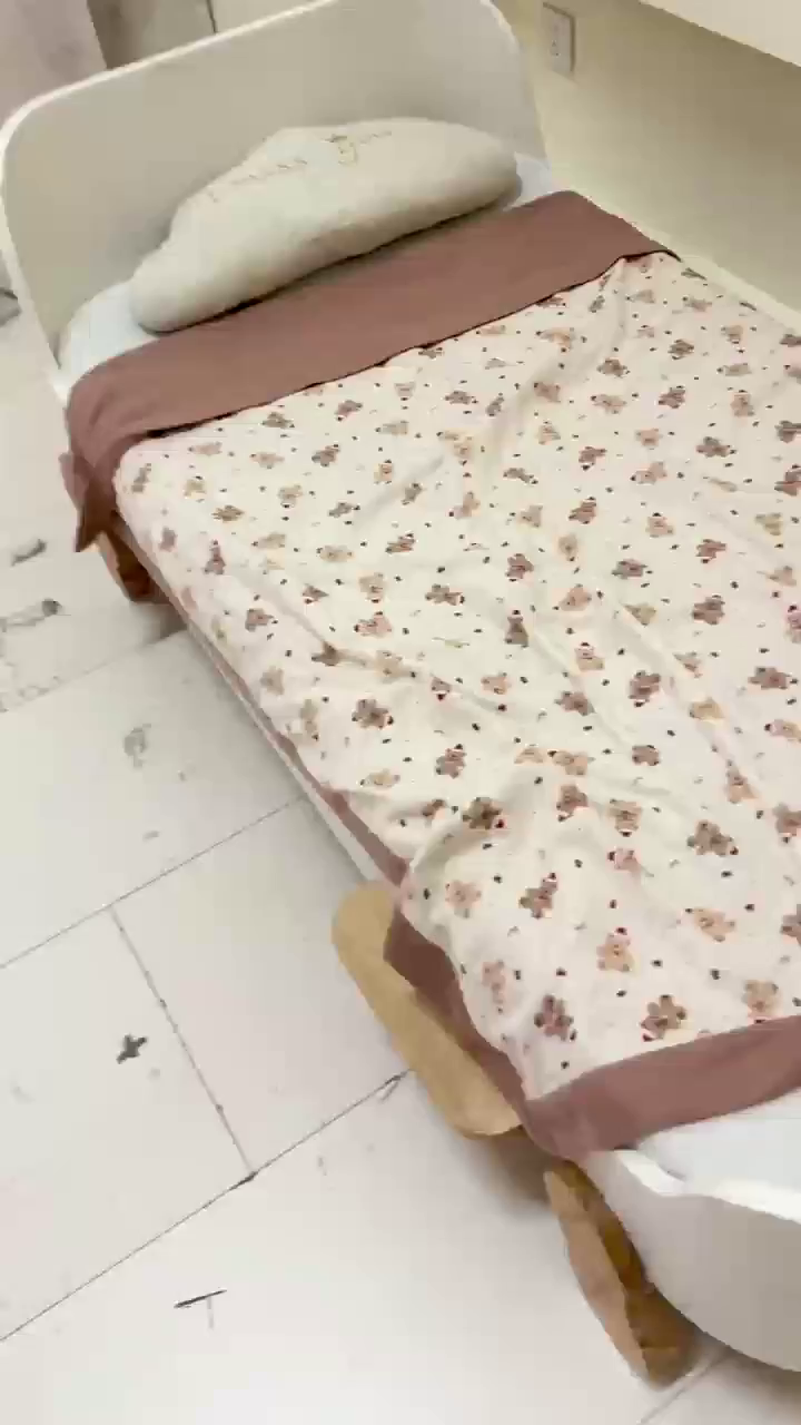 91家纺网 家纺一手货源 找家纺 嗨生活 2026新款7A抗菌全棉纱布夏被儿童夏被幼儿园夏被夏被毯 呆萌小熊